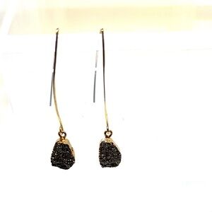 DANGLE Teardrop Druzy Earrings